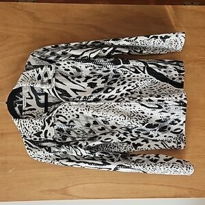 LAURA ASHLEY ANIMAL PRINT LIGHTWEIGHT JACKET, SMALL, EXCELLENT CONDITION, NEVER